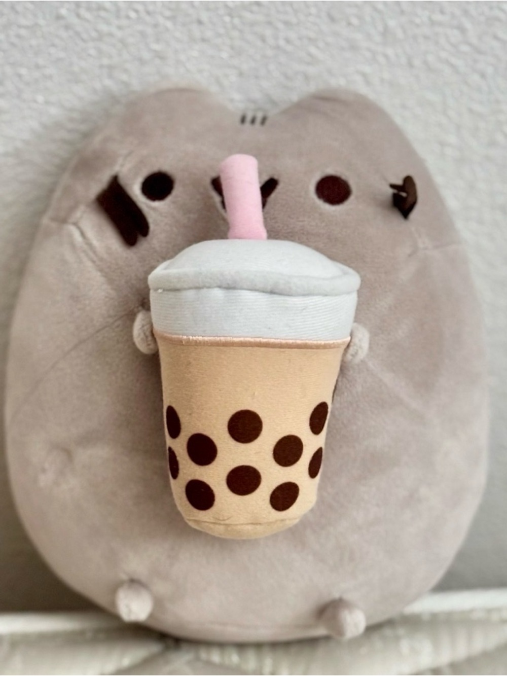 Pusheen the Cat Boba Bubble Milk Tea Soft Plush Toy